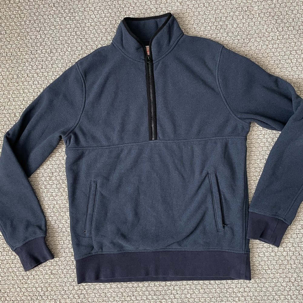 J. Crew Men's M Tall Half-zip Polartec Fleece Pullover